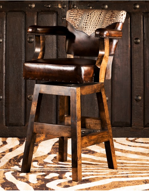 Classic Brown Aryanna Barstool