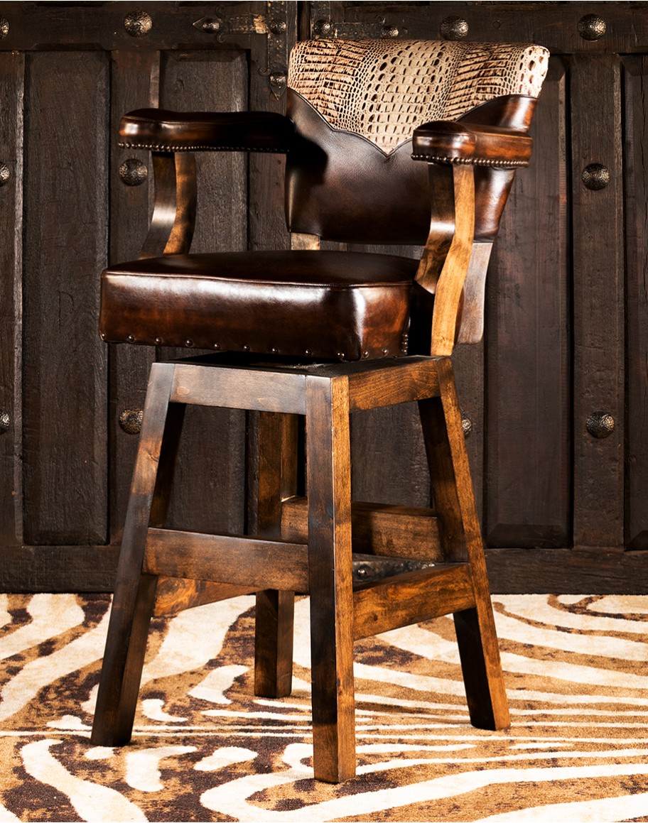 Classic Brown Aryanna Barstool