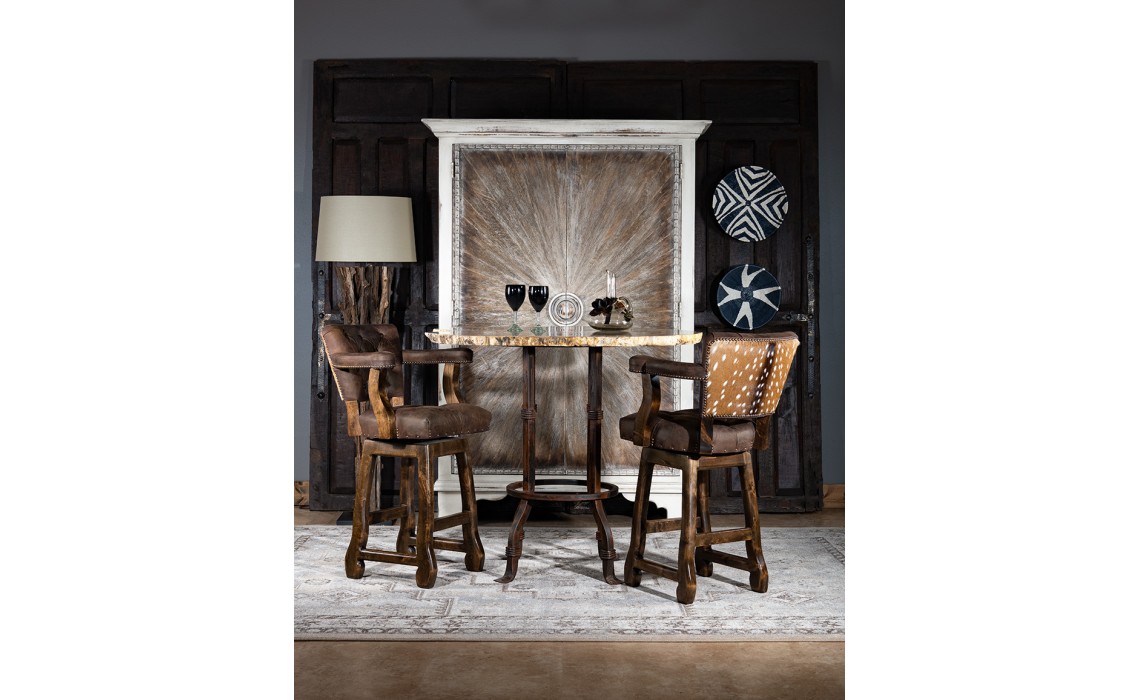 The Best Rustic Ranch Style Barstools | Leather Furniture