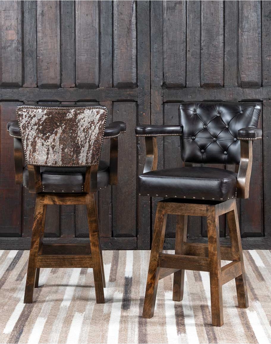 Chisum Belton Brown Barstool