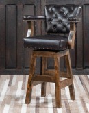 Chisum Belton Brown Barstool