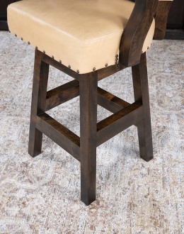 Chisum Chaps Western Barstool