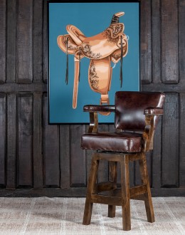 Chisum Chicory Barstool