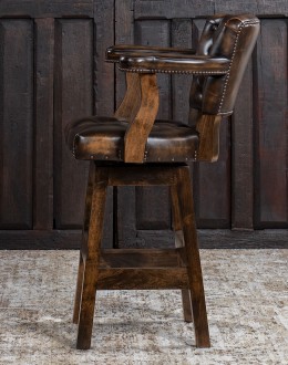 Chisum Classic Brown Barstool