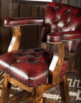 Chisum Coral Barstool