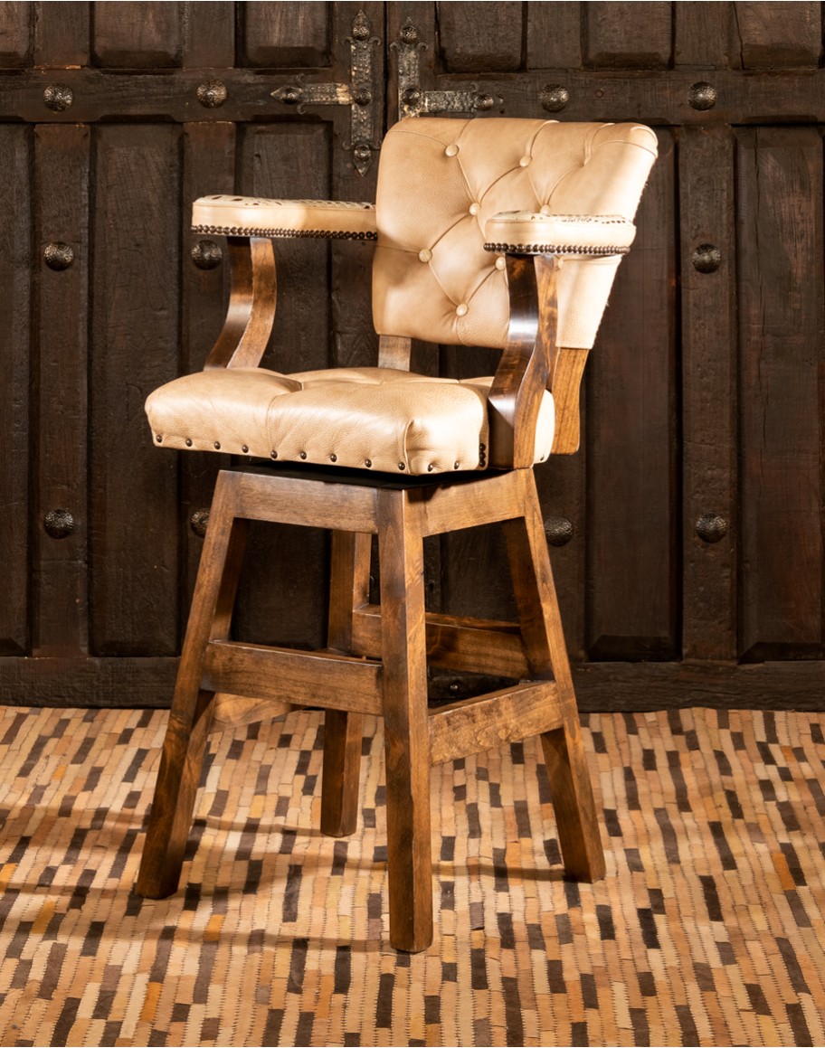Chisum Ivory Barstool