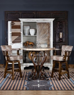 Chisum Ivory Croc Barstool Chisum Ivory Croc Barstool