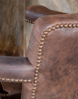 Chisum Mustang Tufted Barstool