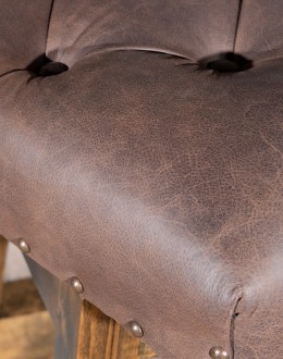 Chisum Mustang Tufted Barstool