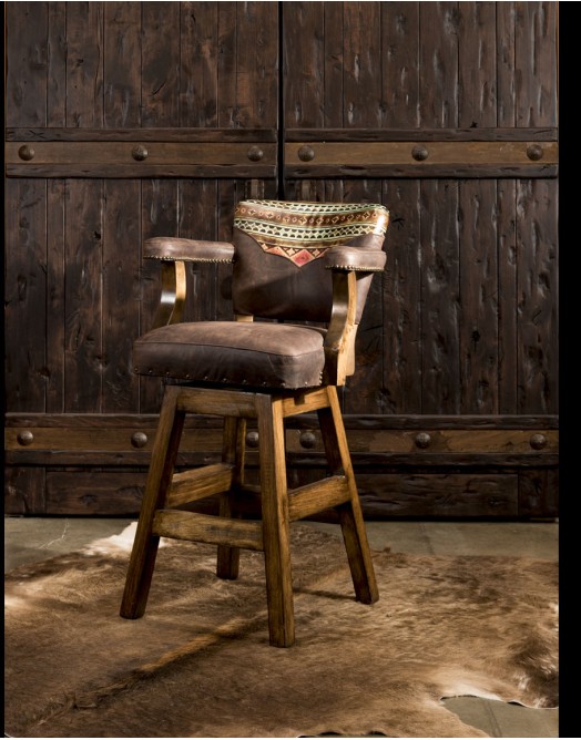 Chisum Navajo Barstool