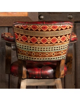 Chisum Navajo Red Barstool Chisum Navajo Red Barstool