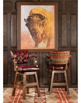 Chisum Navajo Red Barstool Chisum Navajo Red Barstool