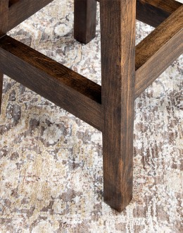 Chisum Olive Leather Barstool