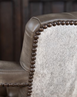 Chisum Stone Tufted Barstool