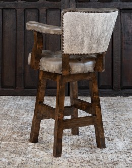 Chisum Stone Tufted Barstool