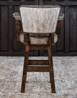Chisum Stone Tufted Barstool
