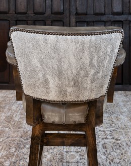 Chisum Stone Tufted Barstool
