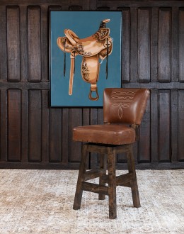Chisum Sundance Armless Swivel Barstool