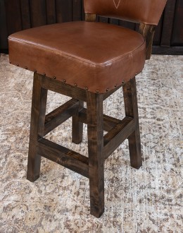 Chisum Sundance Armless Swivel Barstool