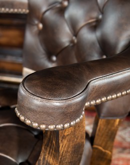 Chisum Legacy Leather Barstool