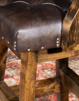 Chisum Legacy Leather Barstool
