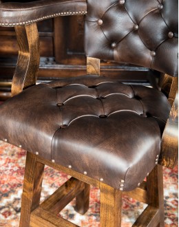 Chisum Legacy Leather Barstool