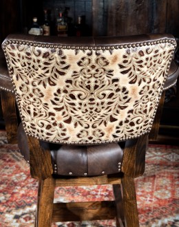 Chisum Legacy Leather Barstool