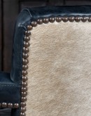 Chisum TX Blue Western Barstool