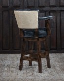 Chisum TX Blue Western Barstool