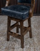 Chisum TX Blue Western Barstool
