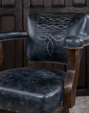 Chisum TX Blue Western Barstool