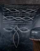 Chisum TX Blue Western Barstool