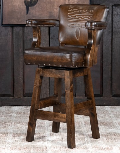 Chisum TX Brown Barstool Chisum TX Brown Barstool