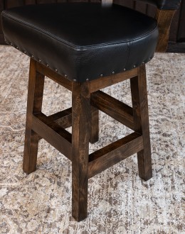 Chisum TX Midnight Armless Barstool Chisum TX Midnight Armless Barstool