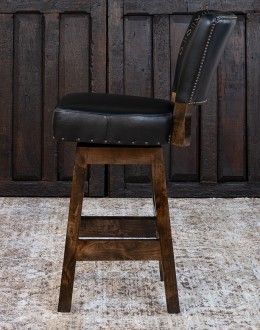 Chisum TX Midnight Armless Barstool Chisum TX Midnight Armless Barstool