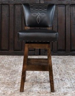 Chisum TX Midnight Armless Barstool Chisum TX Midnight Armless Barstool