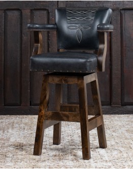 Chisum TX Midnight Barstool Chisum TX Midnight Barstool