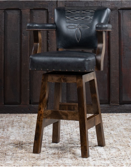 Chisum TX Midnight Barstool