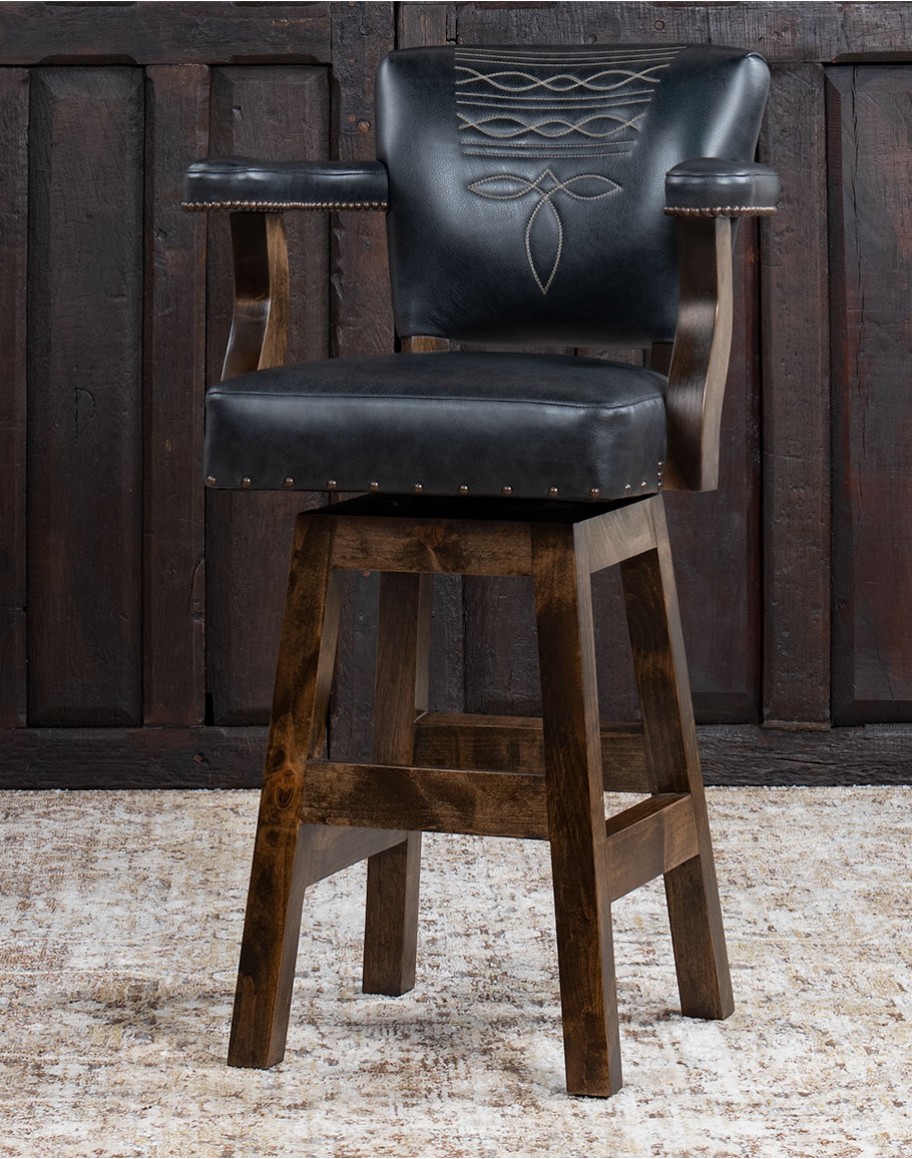 Chisum TX Midnight Barstool