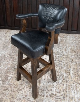 Chisum TX Midnight Barstool