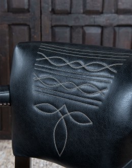 Chisum TX Midnight Barstool