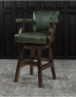 Chisum TX Green Barstool