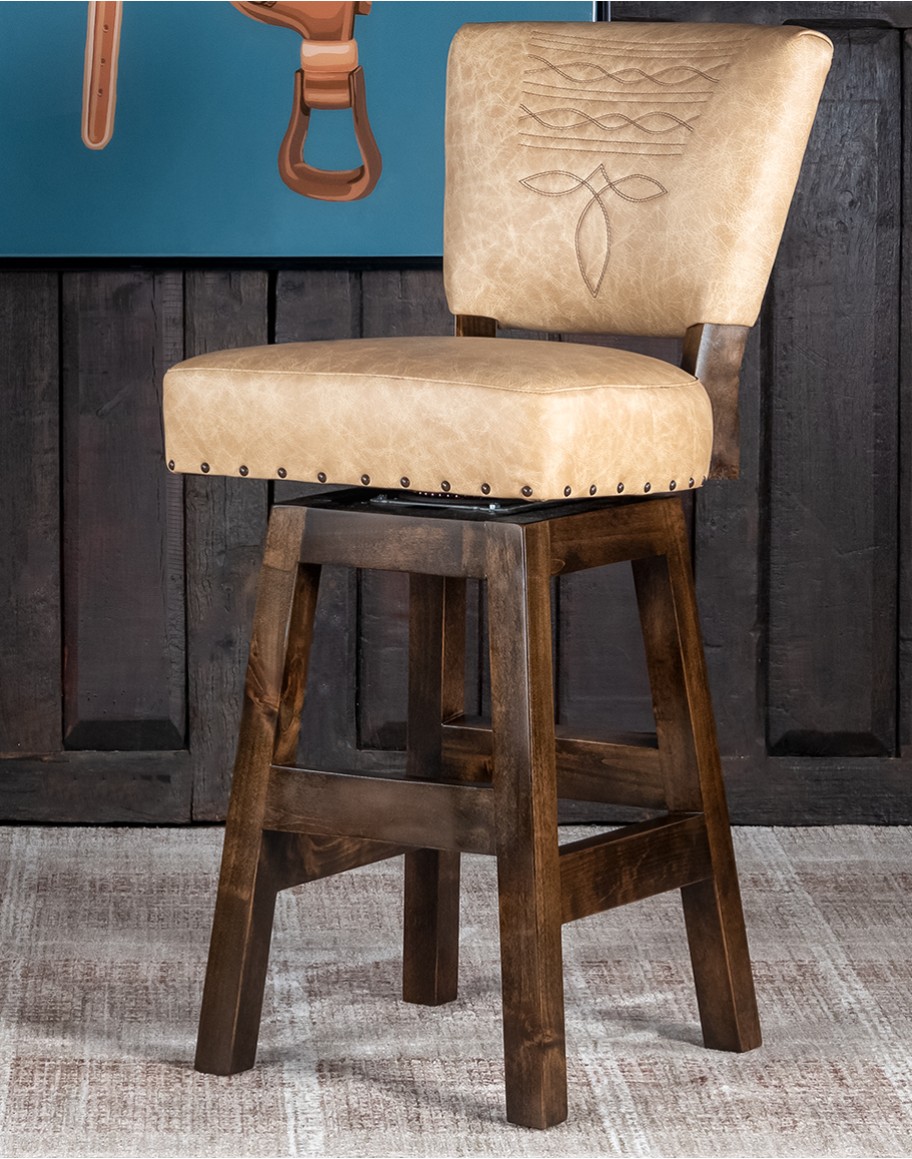 Chisum Tx Palomino Armless Barstool