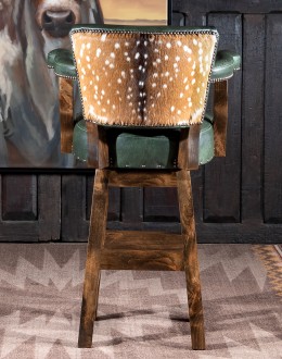 Chisum TX Green Barstool