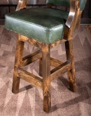 Axis & Olive Swivel Western Bar Chair