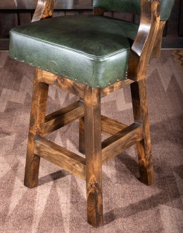 Chisum TX Green Barstool