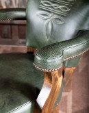 Axis & Olive Swivel Western Bar Chair