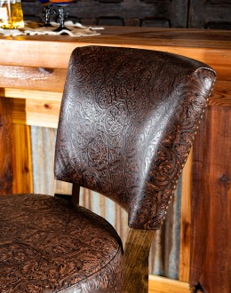 Chisum Western Armless Barstool