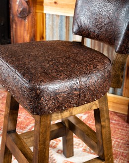 Chisum Western Armless Barstool
