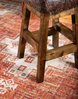 Chisum Western Armless Barstool